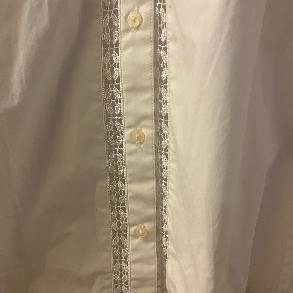 Banana Republic White Dress Shirt - Picture 3 of 4